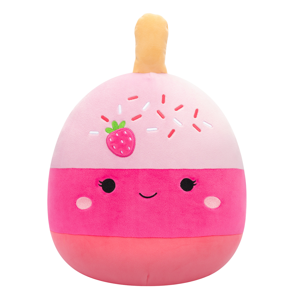 М'яка іграшка SQUISHMALLOWS – ПОЛУНИЧНИЙ КЕЙК-ПОП ПАМА (30 cm)