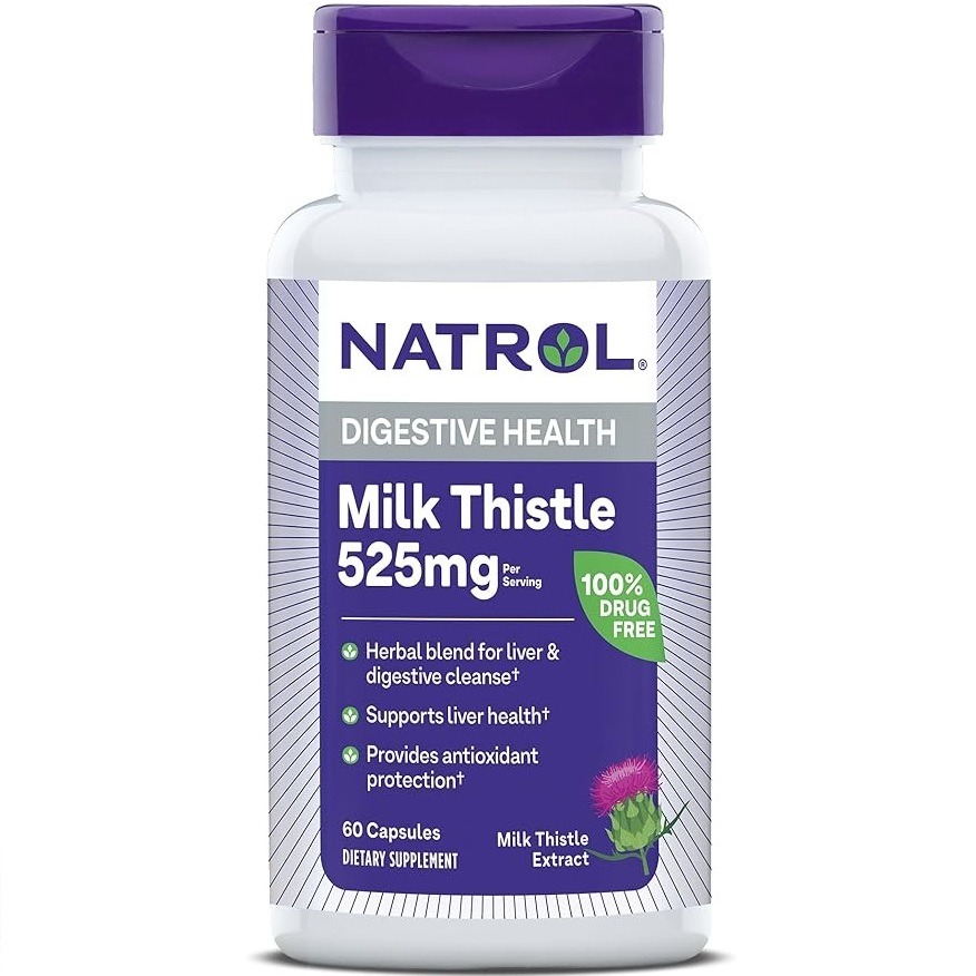 Розторопша, Milk Thistle, Natrol, 60 капсул