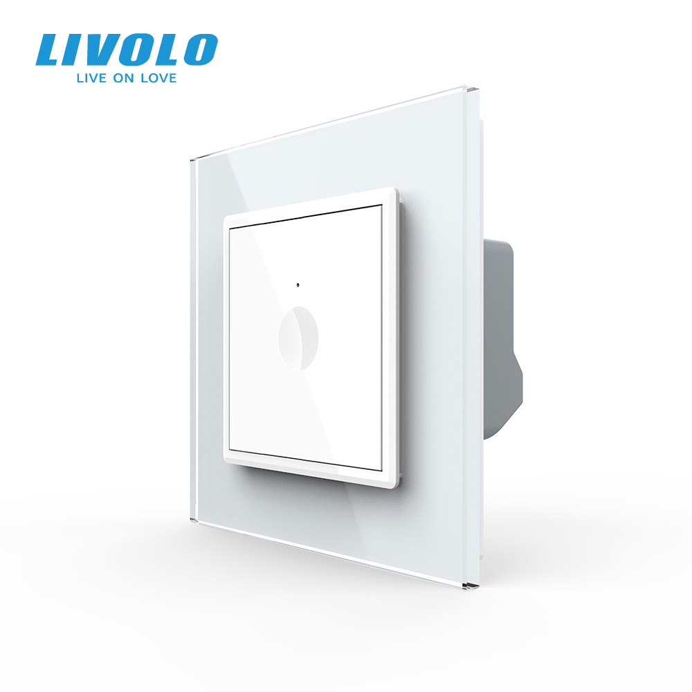 Сенсорний вимикач Sense 1 сенсор Livolo білий (722000111)