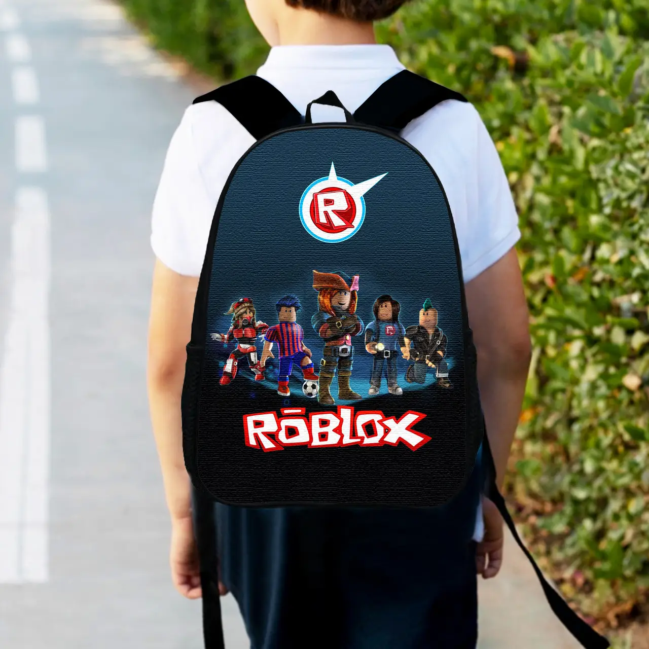Рюкзак дитячий роблокс "Roblox" 34х27см, міський ранець для хлопчика з принтом (00378)