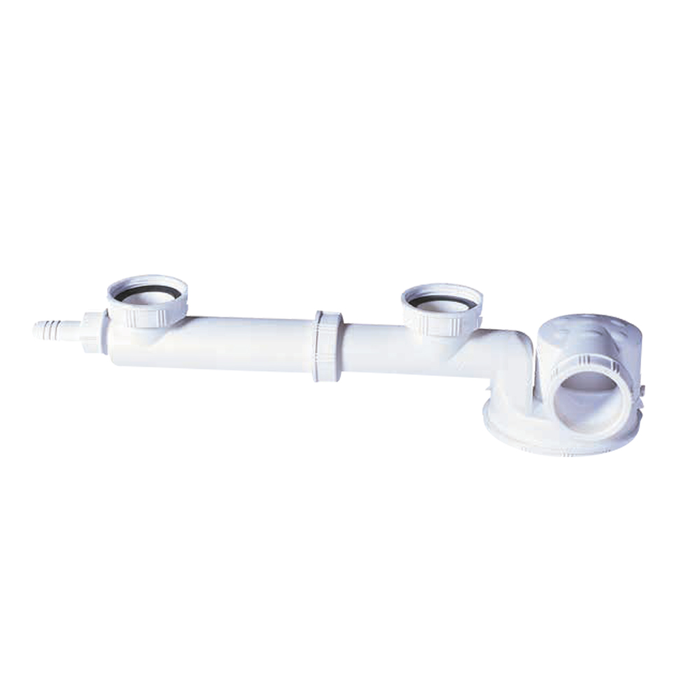Сифон для двойной кухонной мойки Espace 1½"×Ø40мм WIRQUIN (9542402)