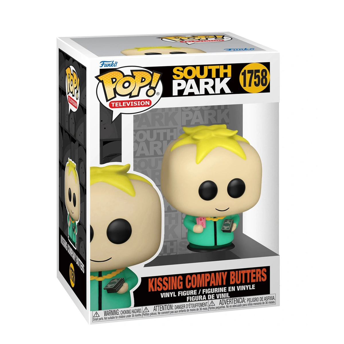 Ігрова фігурка FUNKO POP! серії "Південний парк" - БАТТЕРС СТОТЧ (КОМПАНІЯ ПОЦІЛУНКІВ)