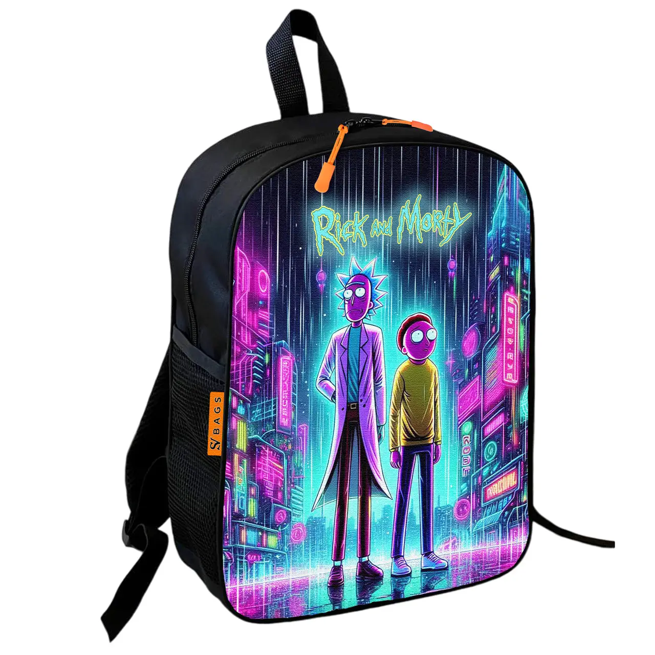 Рюкзак шкільний дитячий Рік і Морті «Rick and Morty» 36х27 см для хлопчика (01091)