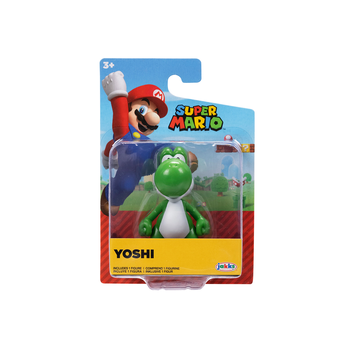 Ігрова фігурка з артикуляцією SUPER MARIO - ЗЕЛЕНИЙ ЙОШІ (6 cm)