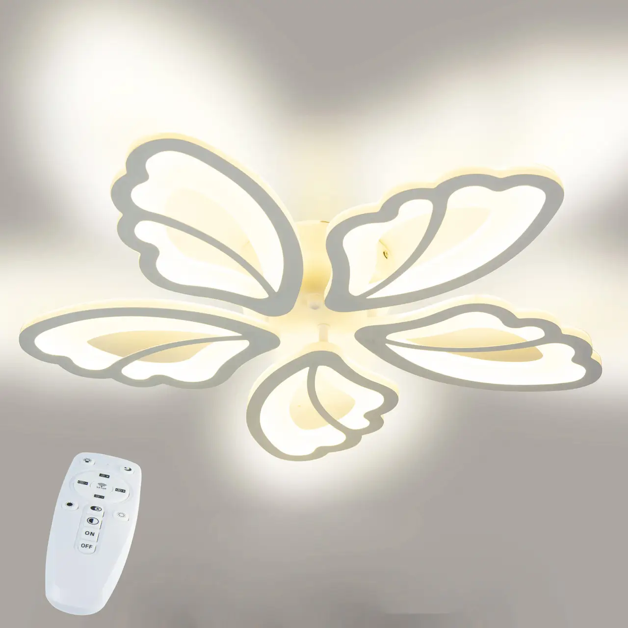 Стельова LED люстра, світлодіодний світильник Sunlight білий L77045/5