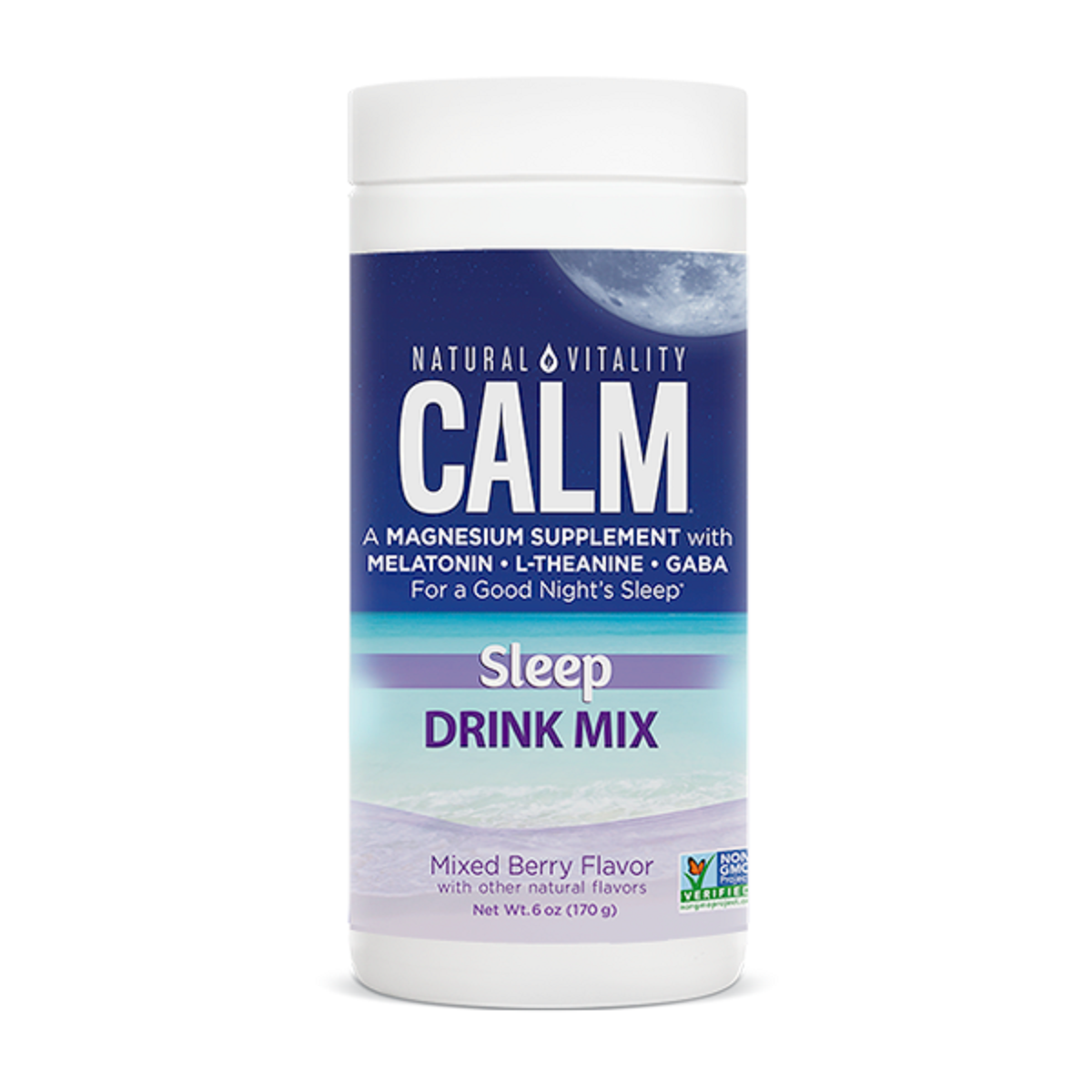 Напій для спокійного сну, смак ягід, Calm Specifics, Calmful Sleep, Natural Vitality, 170 гр