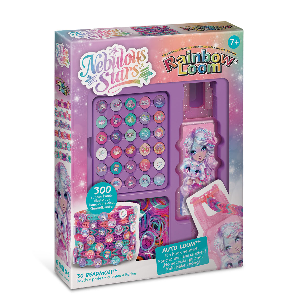 Набір для створення прикрас NEBULOUS STARS серії "Rainbow Loom™" з намистинами – ЗОРЯНА ФЕЄРІЯ