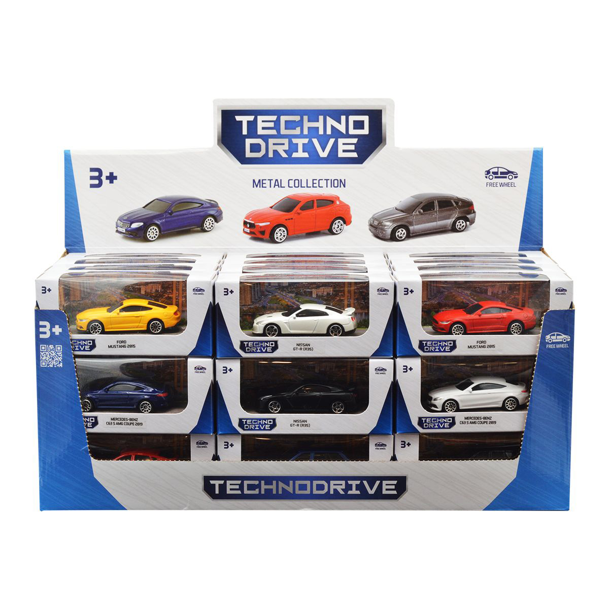 Автомоделі - МІНІ-МОДЕЛІ У ДИСПЛЕЇ (асорті, асорт. А, 1:64)
