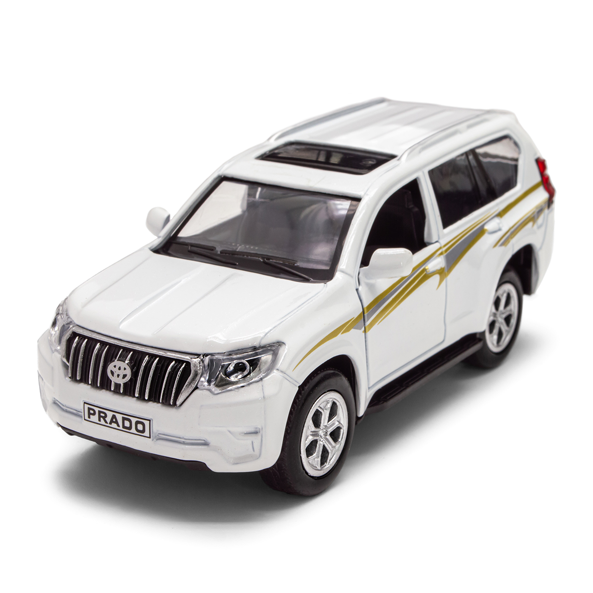 Автомодель - TOYOTA PRADO (білий)