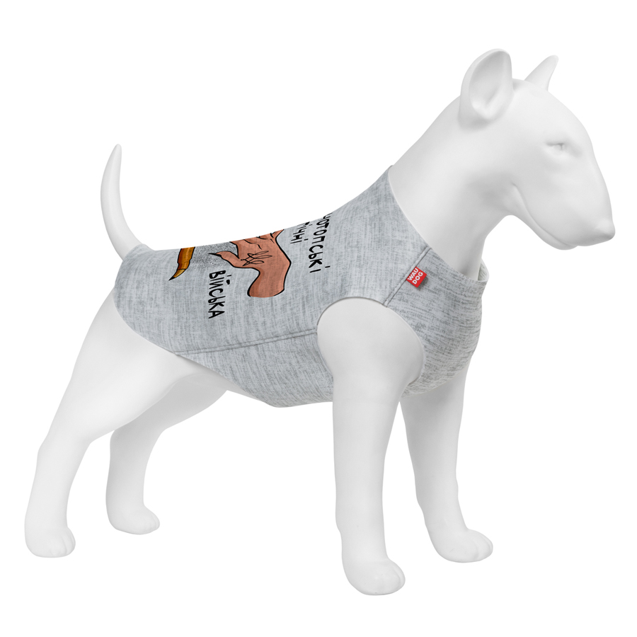 Майка для собак WAUDOG Clothes малюнок "Конотопські магічні війська", S30, B 54-60 см, С 33-38 см