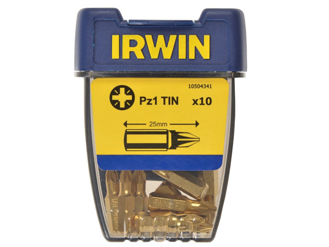 Біта PZ1 25 мм TiN 10 шт, Irwin 10504341