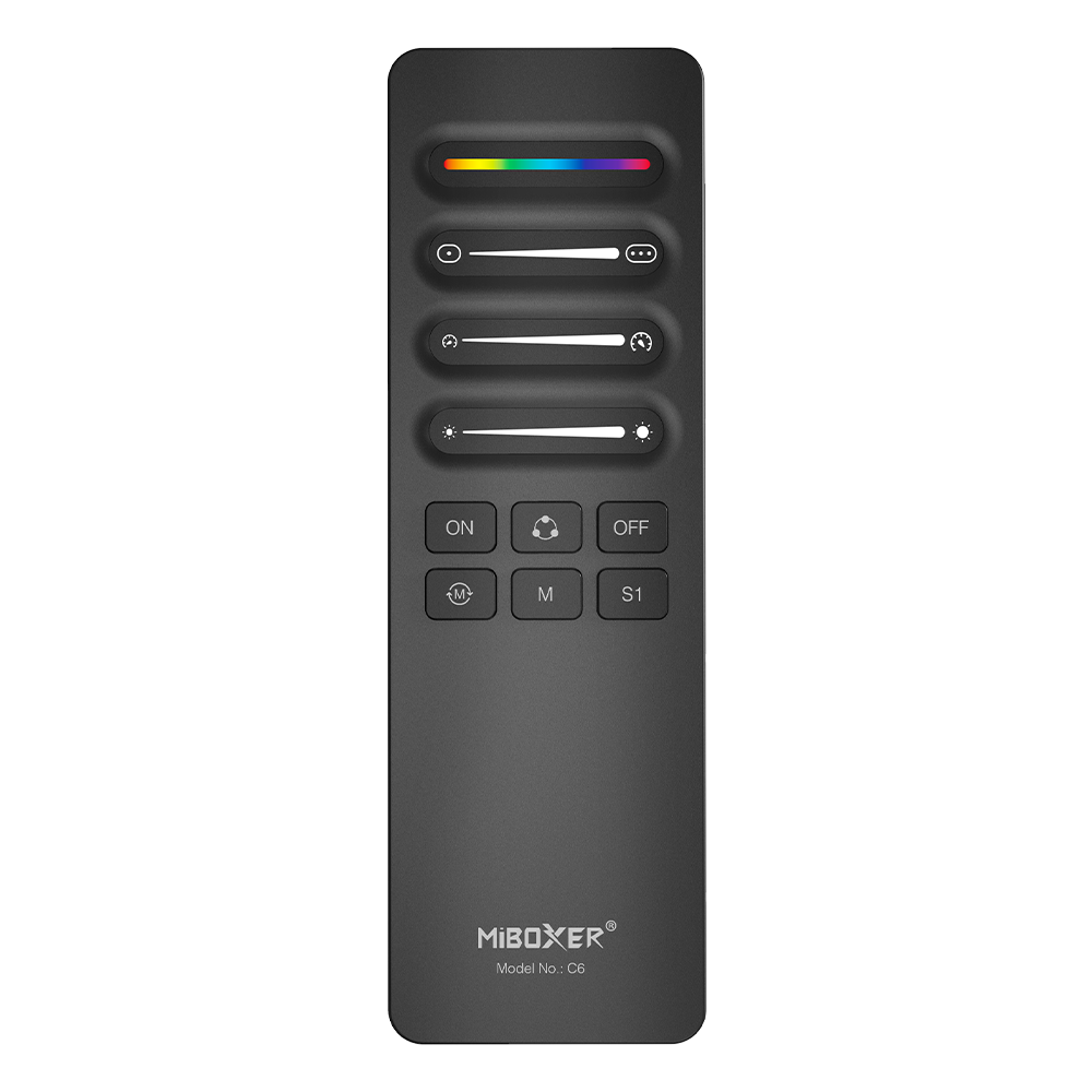 Пульт керування 1 зонний чорний SPI White/RGB/RGBW/CCT RF 2.4G Mi Light