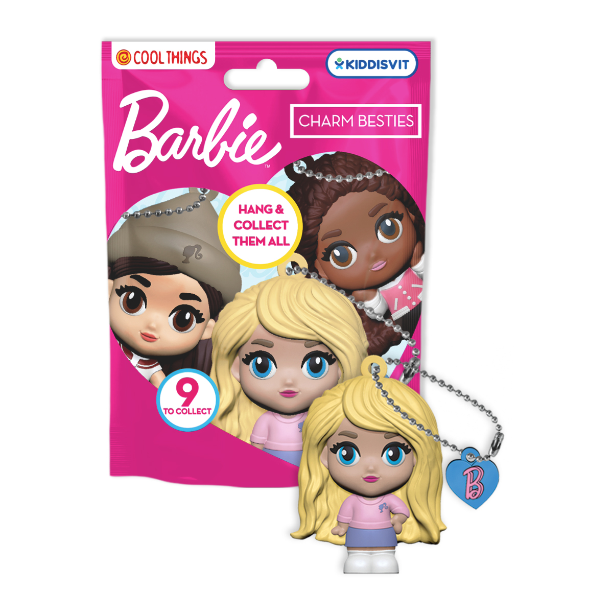 Фігурка-сюрприз на ланцюжку COOL THINGS серії "Barbie" - НАЙКРАЩІ ПОДРУЖКИ