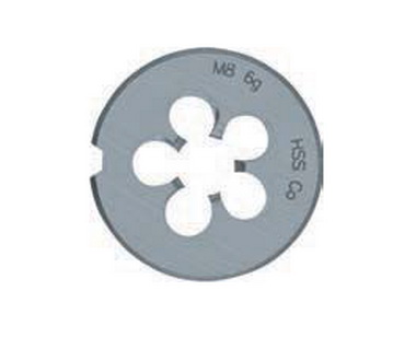 Плашка M12 HSS Cobalt 25x9 мм для нарізування різьблення, Alpen 0071501200100