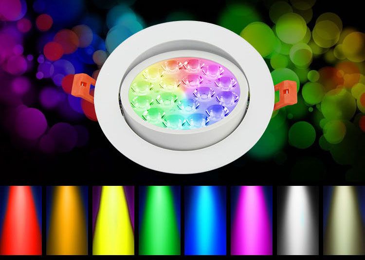Світильник даунлайт RGB + CCT, WIFI, 9W