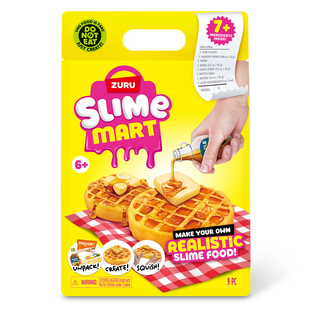Ігровий набір зі слаймами SLIME MART серії "Shopping Bag" – БЕЛЬГІЙСЬКІ ВАФЛІ