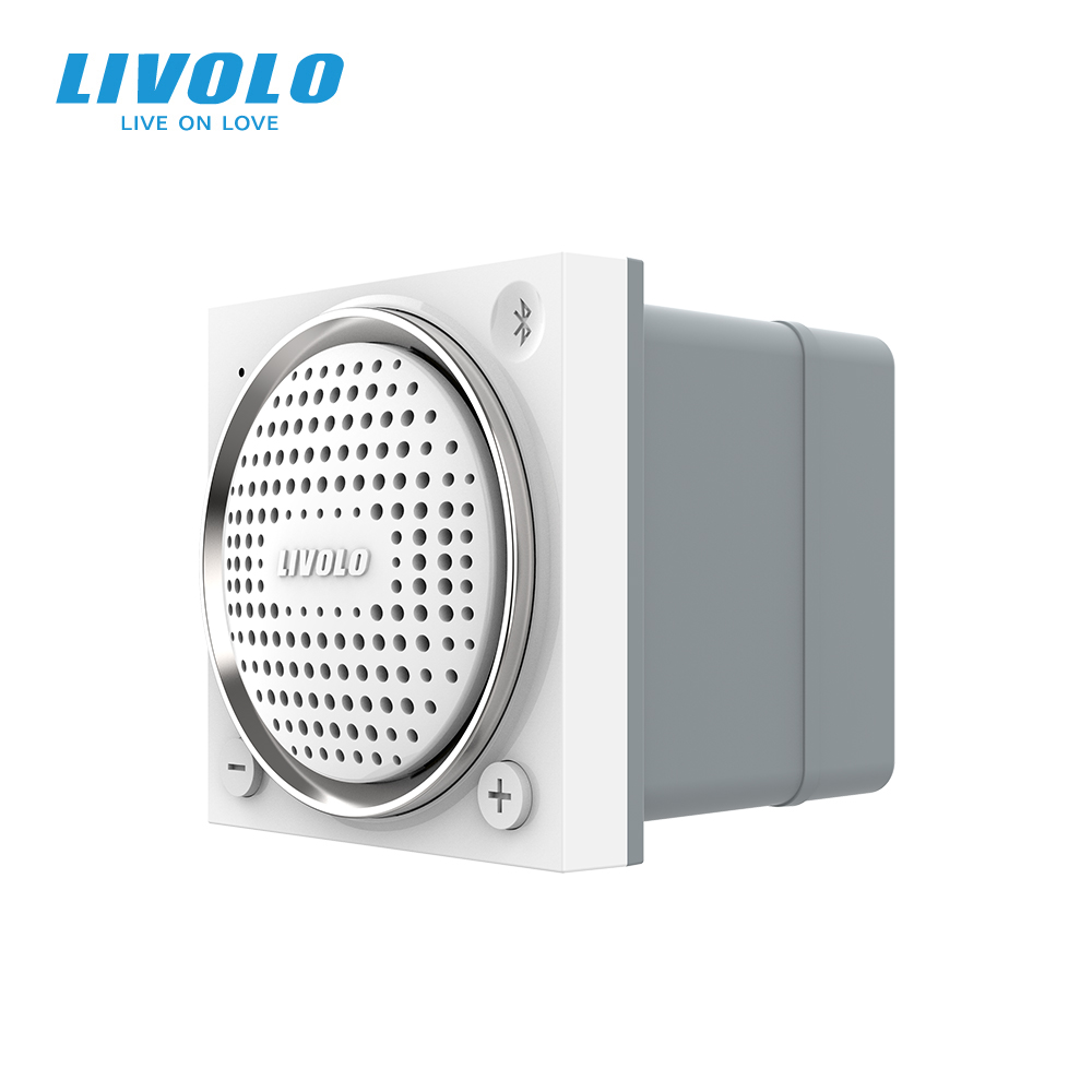 Механізм Bluetooth колонка LIVOLO білий (VL-FCF-2WP)