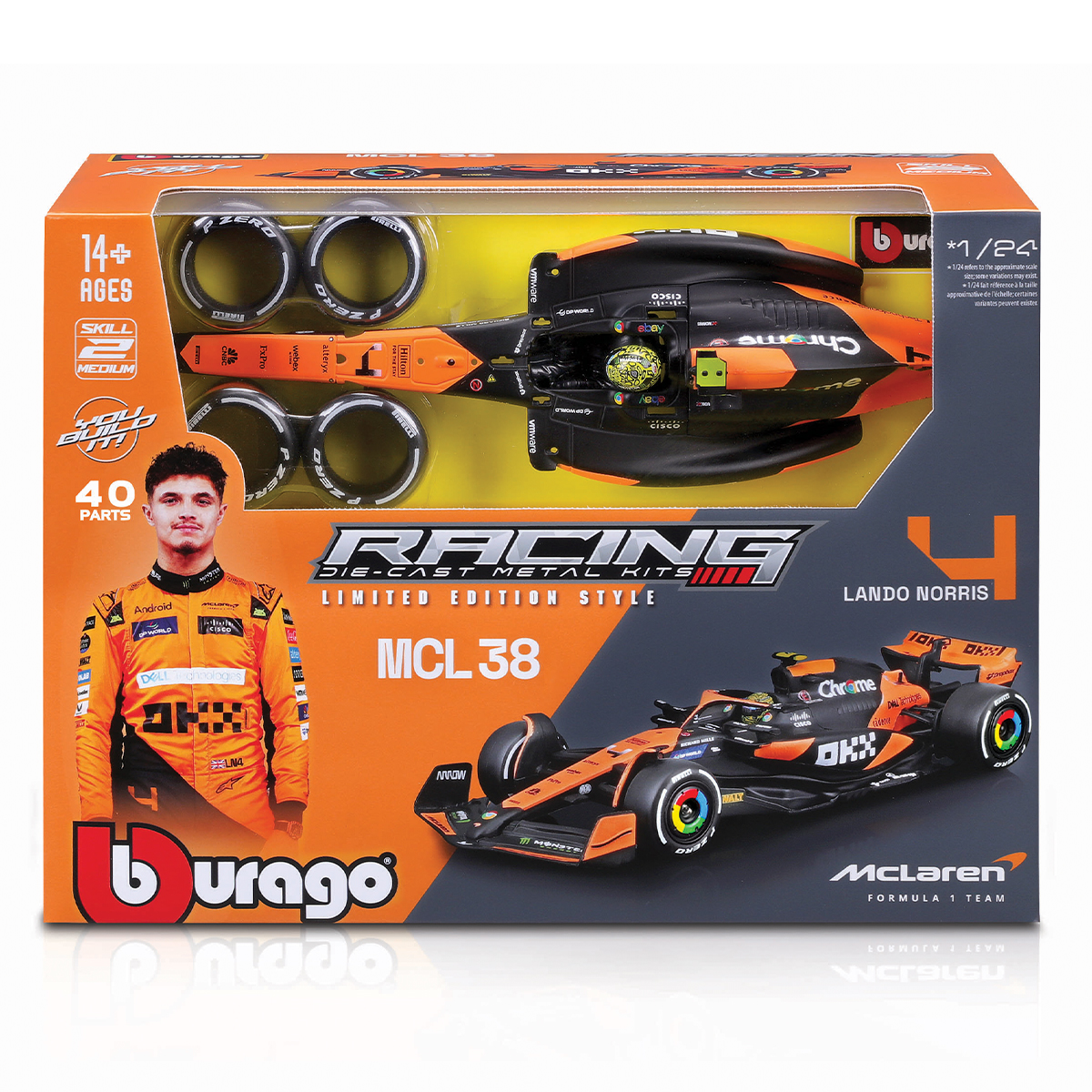 Авто-конструктор - MCLAREN MCL38 (1:24)
