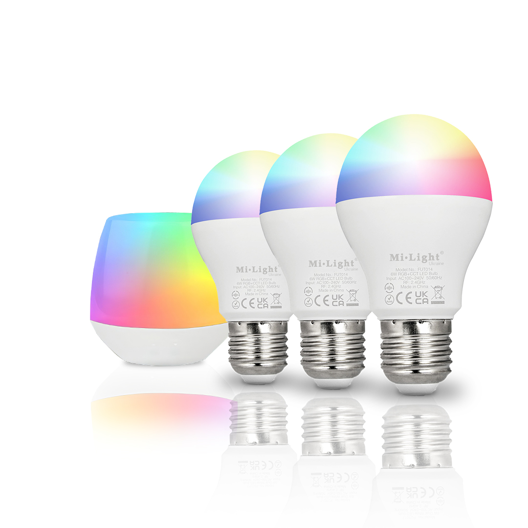 Комплект START SMART 3.0 MiLight, Світлодіодна смарт лампа RGBW