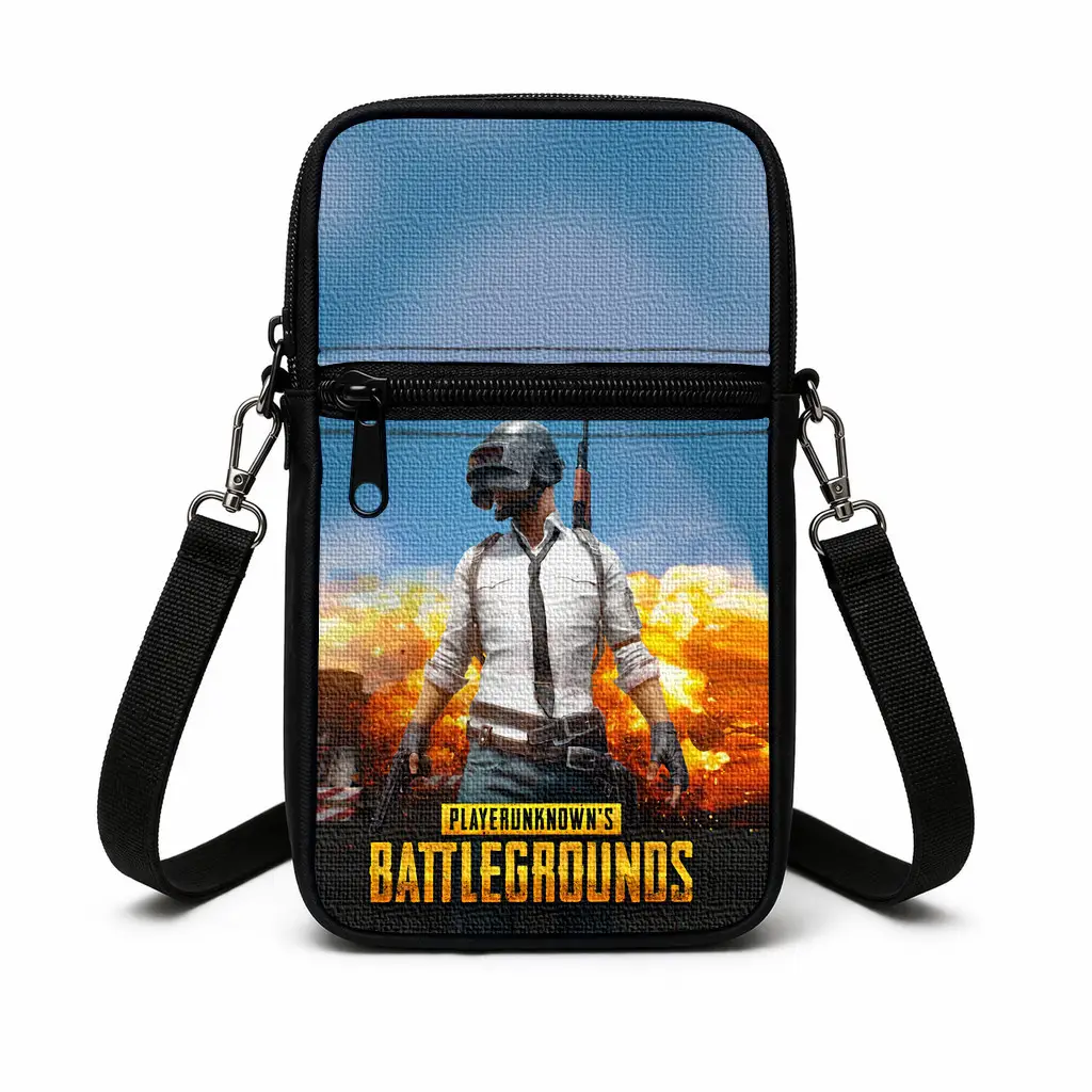 Сумка-чохол для телефону PUBG дитяча сумка через плече, водонепроникна міні-сумка (4955)
