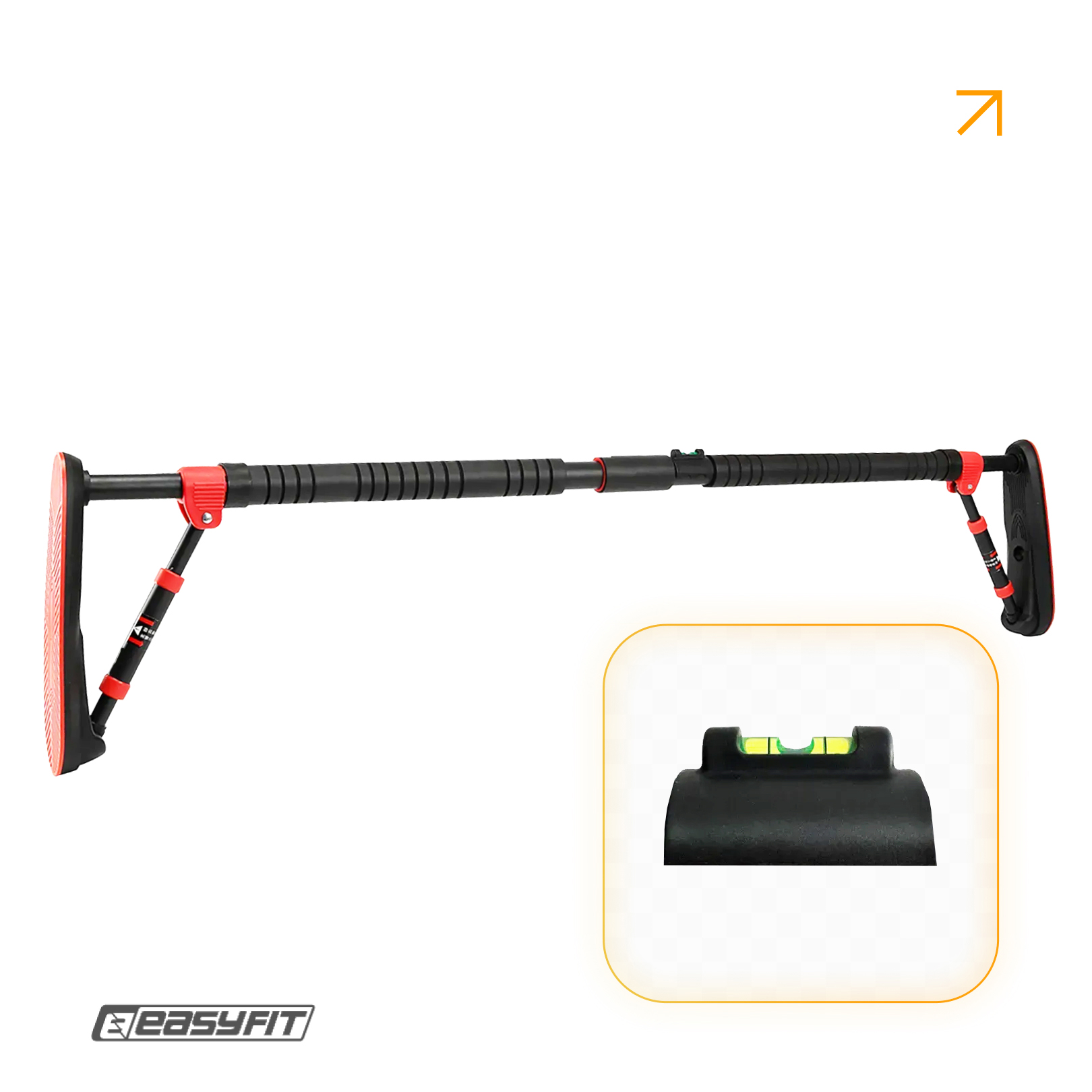 Розсувний розпірний турнік EasyFit PowerBar 130–170 см