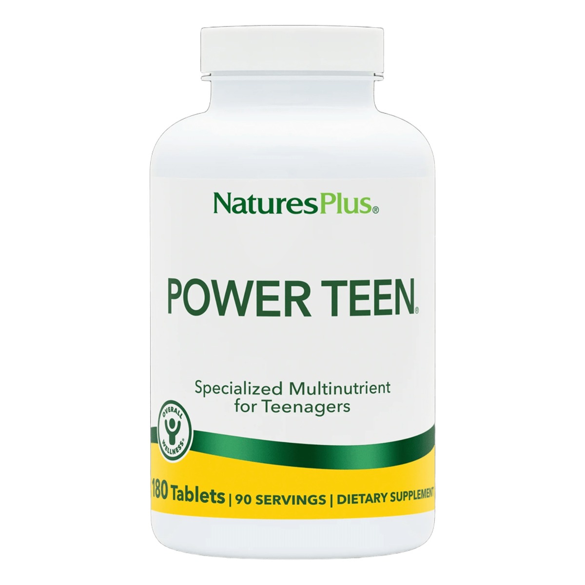 Мультивітаміни для Підлітків, Source of Life, Power Teen, Natures Plus, 180 таблеток