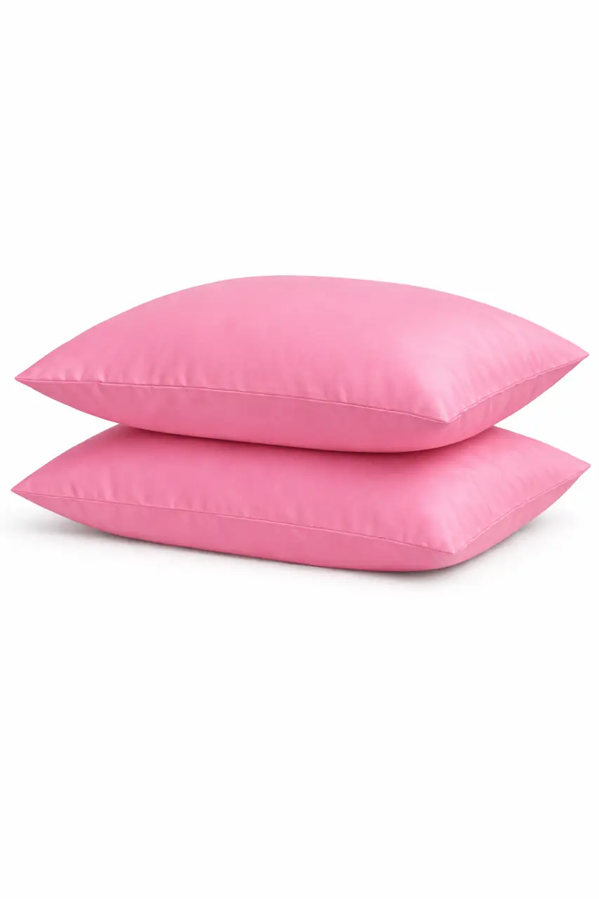 Комплект наволочок Ecotton 70х70 см із сатину 2 шт (арт. 15-1611 Brindal Rose) рожевий
