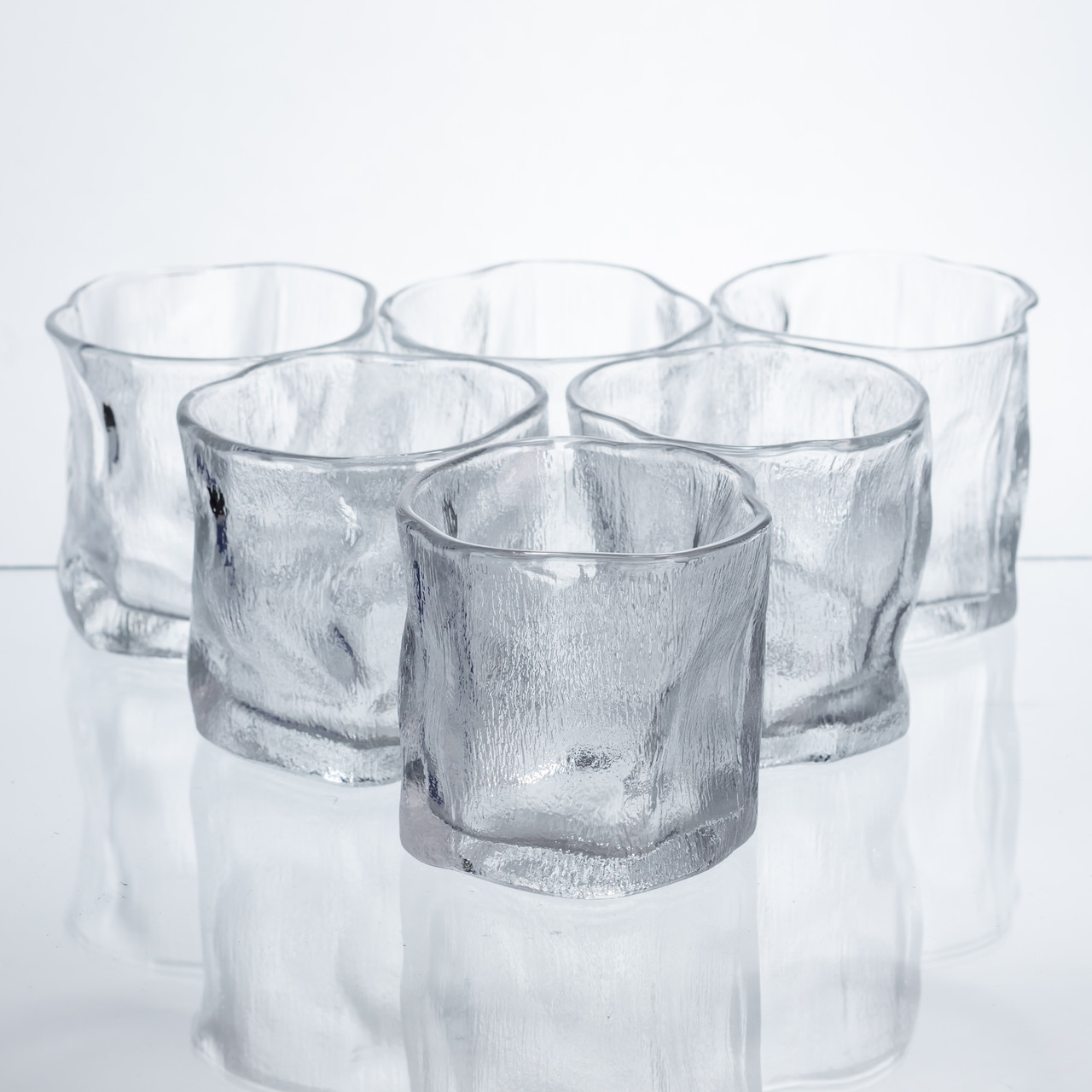 Набір склянок для напоїв Glacier Set 6 штук по 236 мл скляні HP-17-65