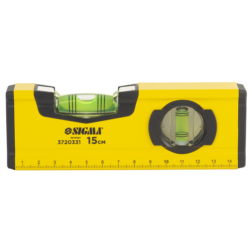 Уровень магнитный 2 капсулы 15см SIGMA (3720331)