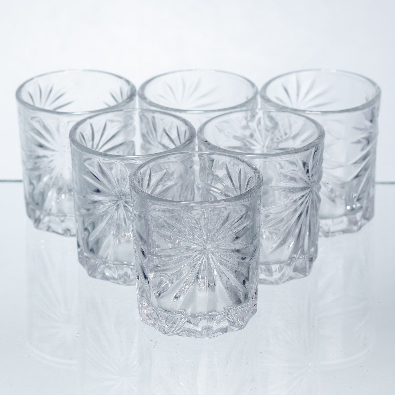 Набір чарок для віскі Shot glass 6 штук по 75 мл HP-17-34