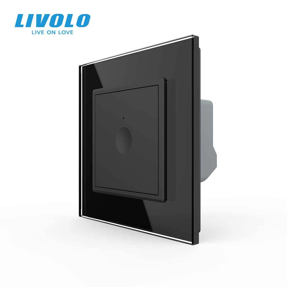 Сенсорний вимикач Sense 1 сенсор Livolo чорний (722000112)