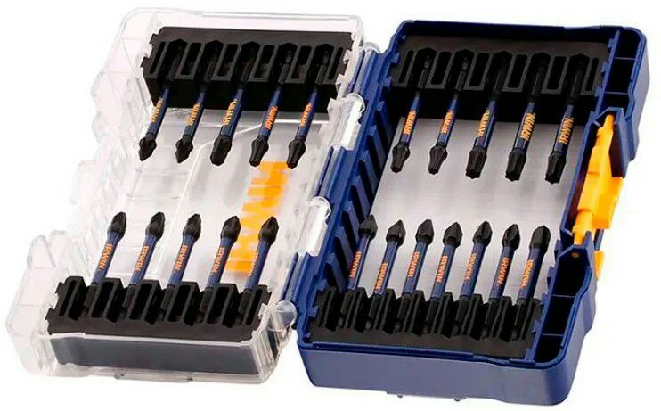 Набір біт Irwin Impact Pro Performance 57 мм у кейсі 22 шт, Irwin IW6062506