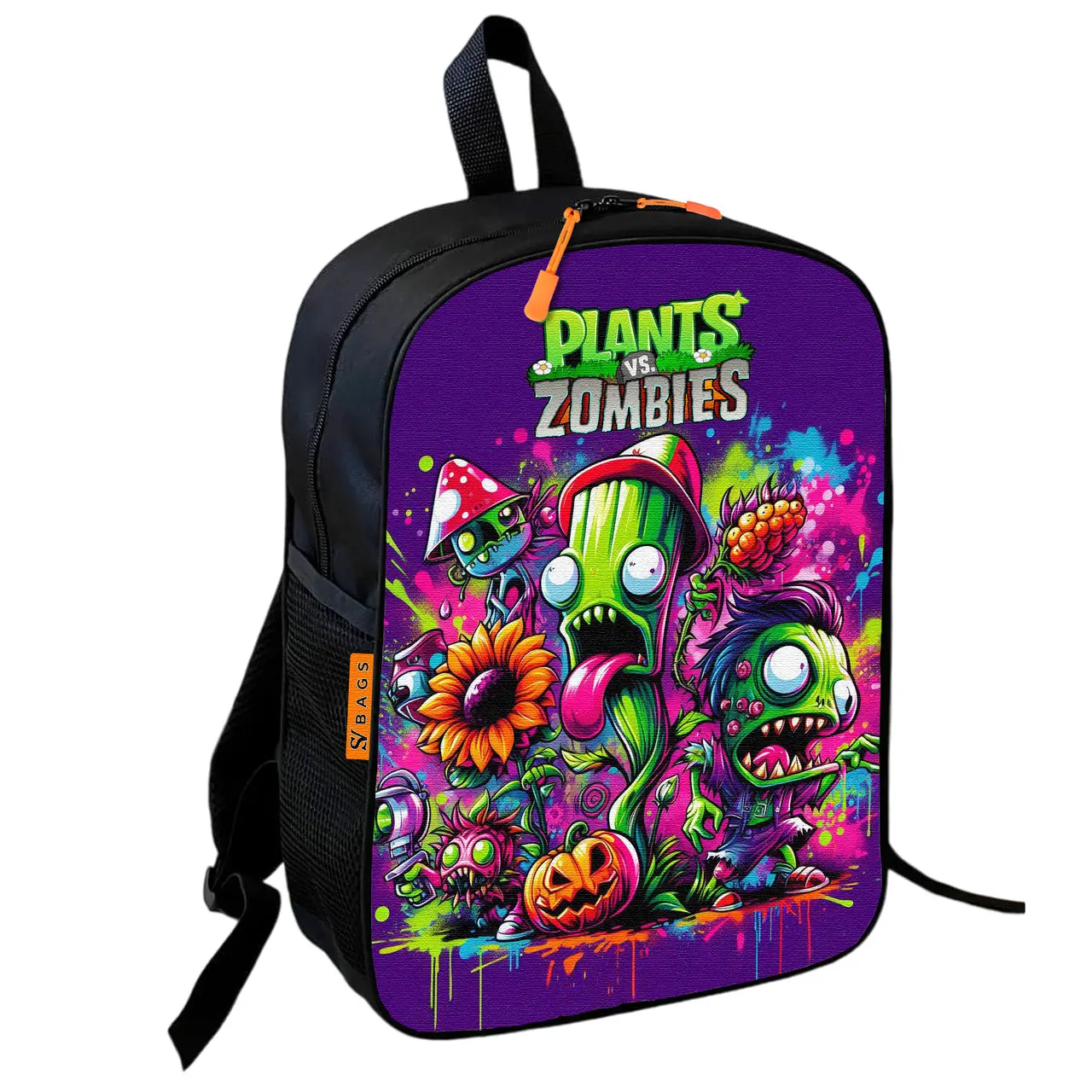 Рюкзак шкільний дитячий Рослини проти Зомбі «Plants vs Zombies» 36х27 см для хлопчика (01086)