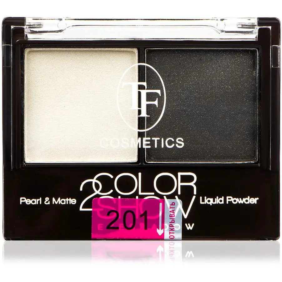 Тени для век двойные TF COSMETICS 2 COLOR SHOW TE21 №201