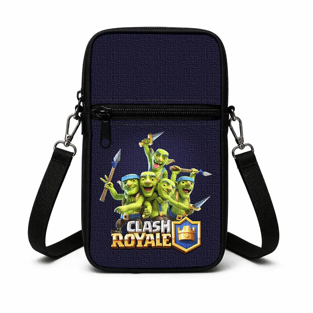 Сумка-чохол для телефону Clash Royale дитяча сумка через плече, водонепроникна міні-сумка (4882)
