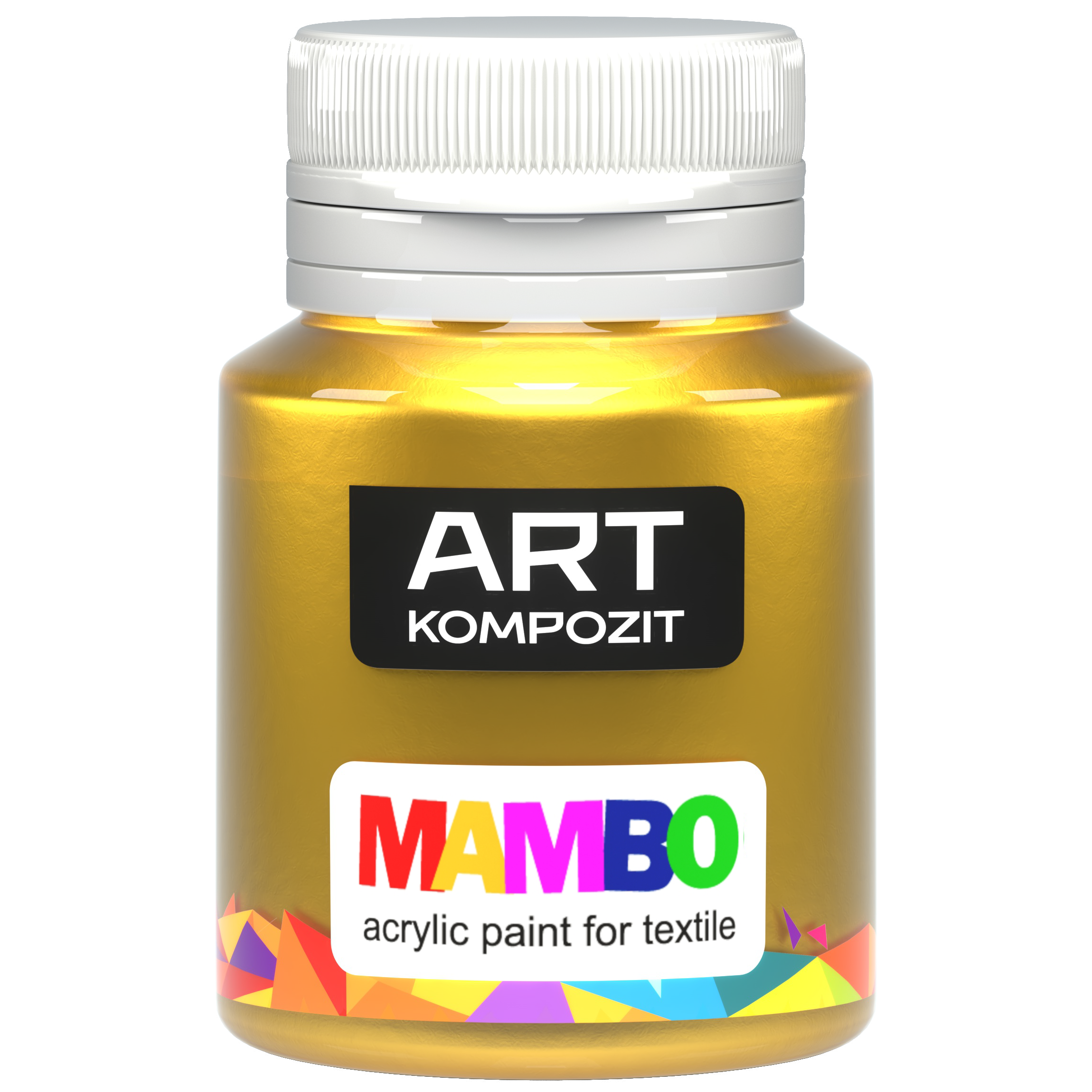 Фарба по тканині МАМВО ART Kompozit, 20 мл, 20 мл, 54 золотий (ефект металік)