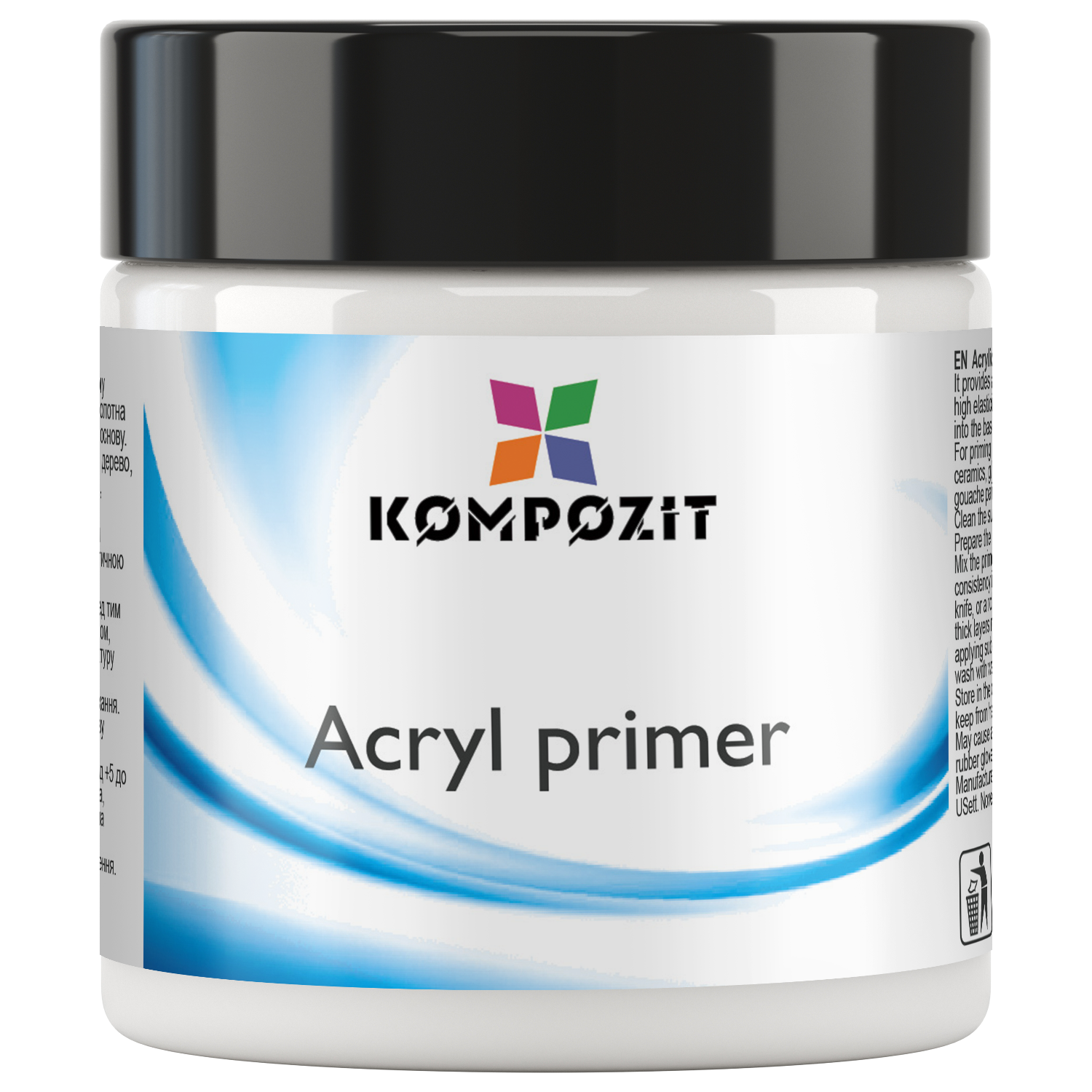 Ґрунт акриловий ART Kompozit, 150 мл, Білий