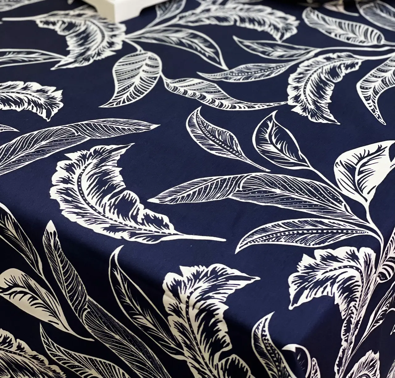 Скатертина Ecotton DUCK 170х220 см водовідштовхувальна синя 2894-25 Blue