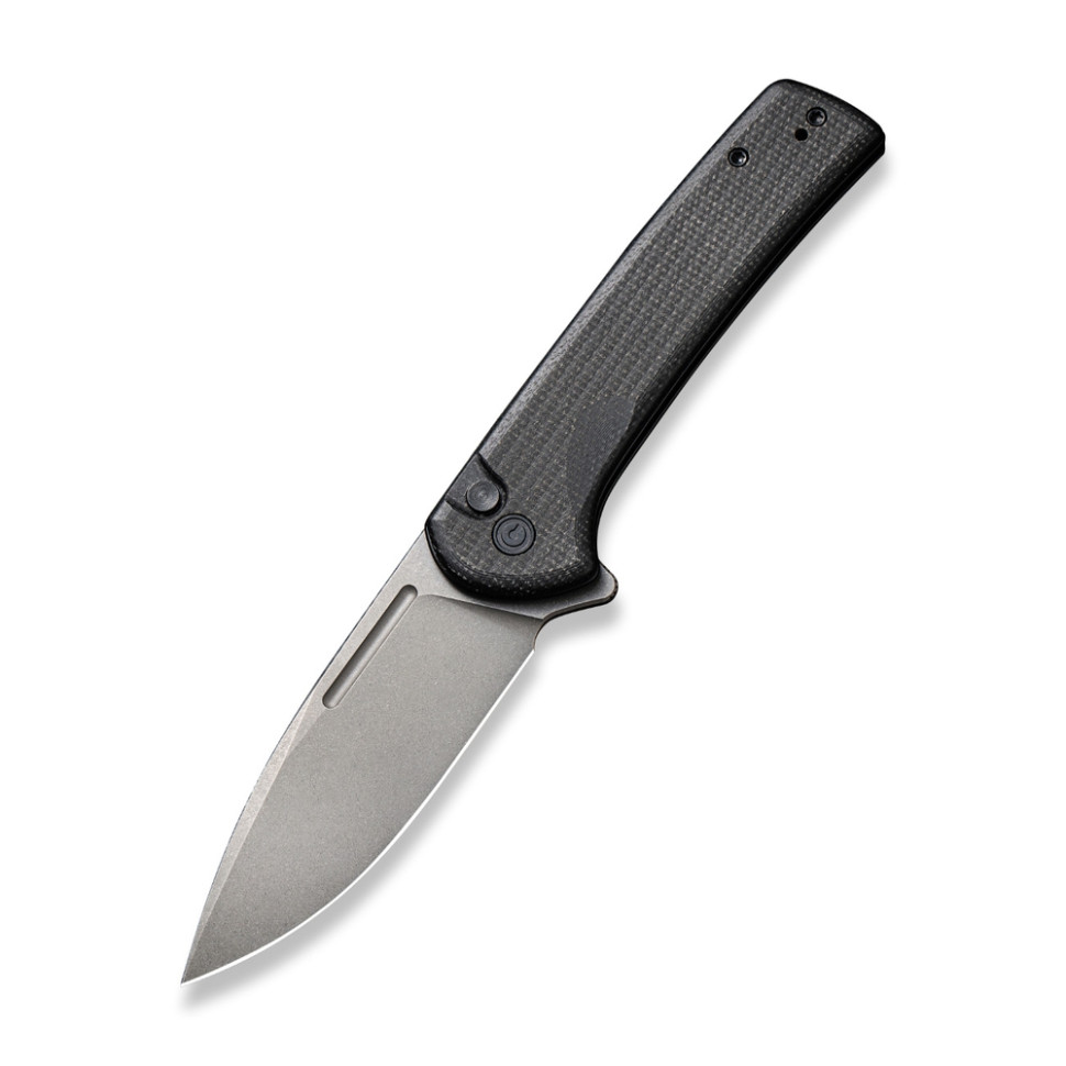 Ніж складаний туристичний Civivi Conspirator, (8.8 см) Nitro-V / Micarta чорний