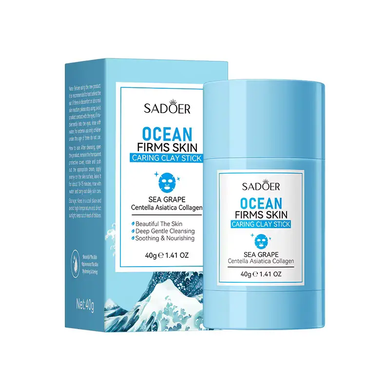 Глиняная маска-стик для лица SADOER Ocean укрепляющая 40 г