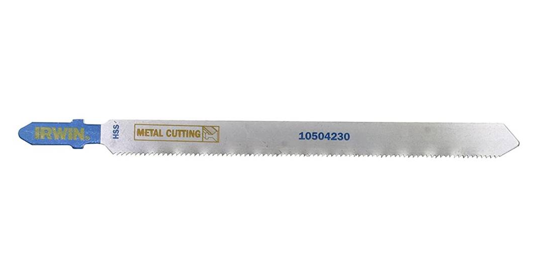 Пилки для лобзика по металу T318A 24TPI HSS 132 мм 5 шт, Irwin 10504230