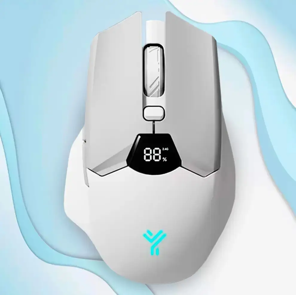 Мишка Бездротова Ігрова SX01 600 мАг Bluetooth DPI для Пк і ноутбуків Біла
