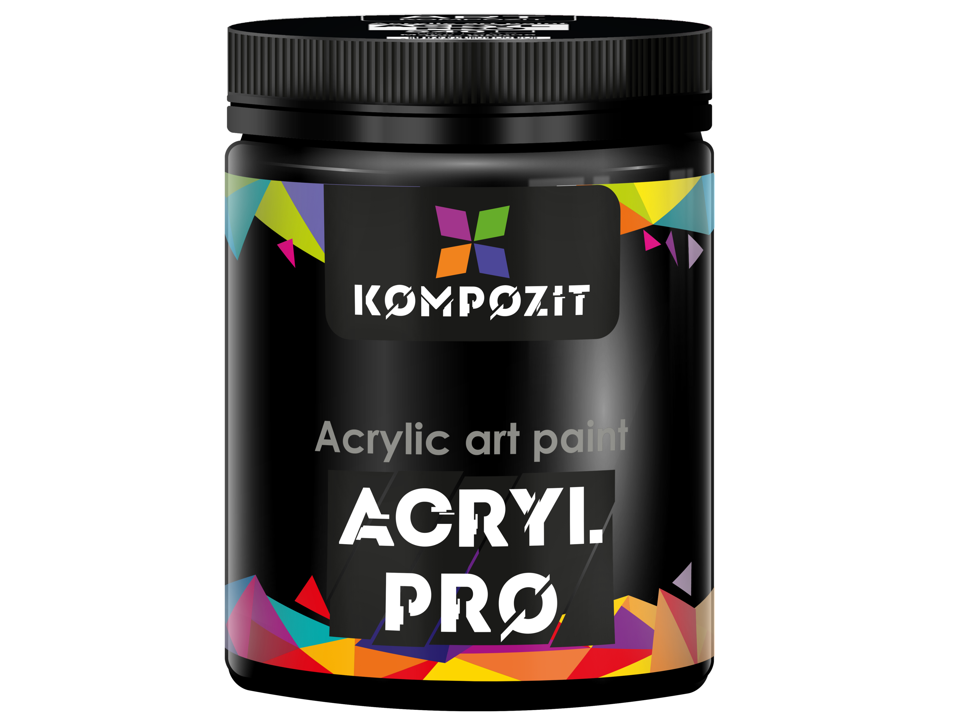 Фарба художня Acryl Pro ART Kompozit 430 мл, 540 марс чорний