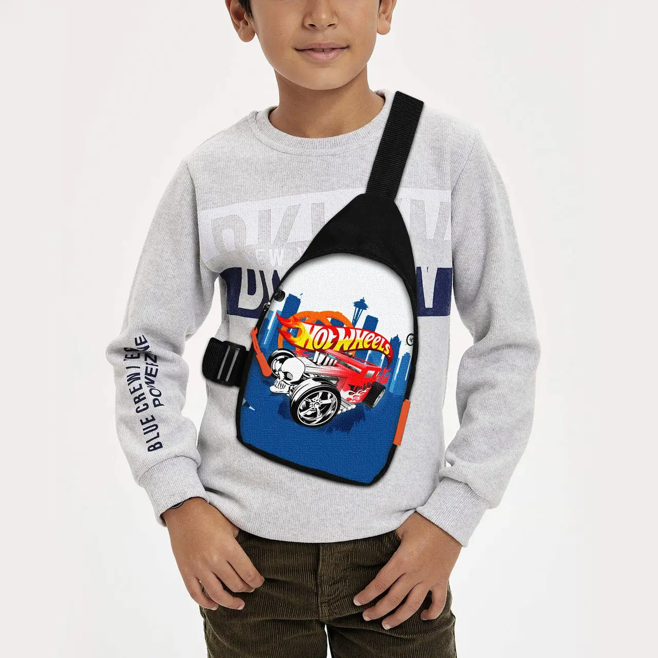 Сумка через плече дитяча Hot Wheels 29х17 см сумка слінг для хлопчика (02250)