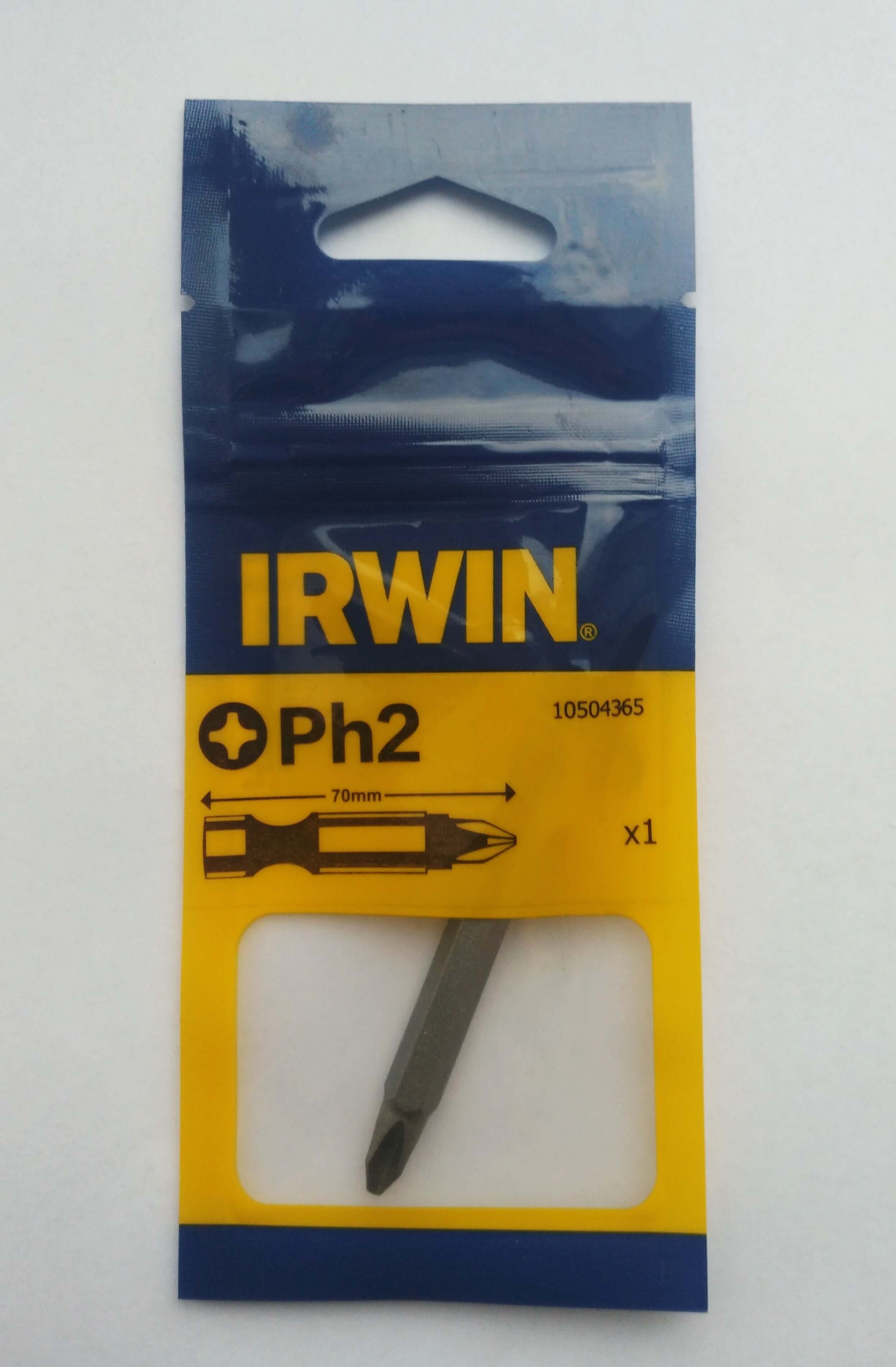 Біта посилена 70 мм PH2, Irwin 10504365