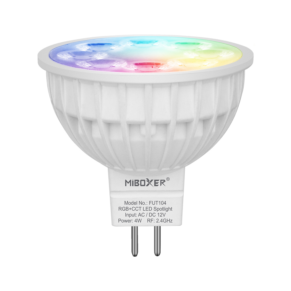 Світлодіодний світильник спотлайт RGB + CCT, MR16, 4W