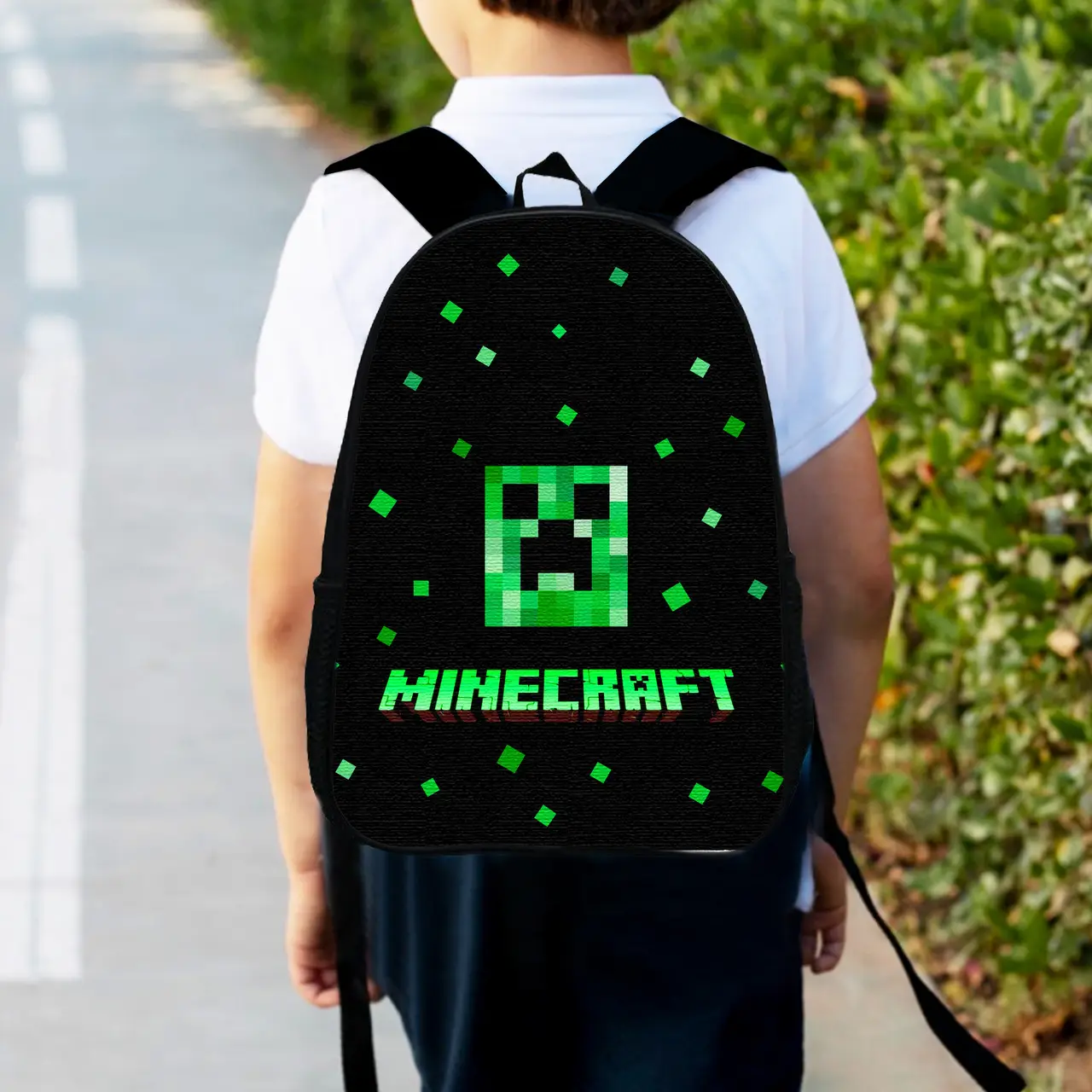 Рюкзак дитячий майнкрафт "Minecraft" 34х27см, міський ранець для хлопчика з принтом (00183)