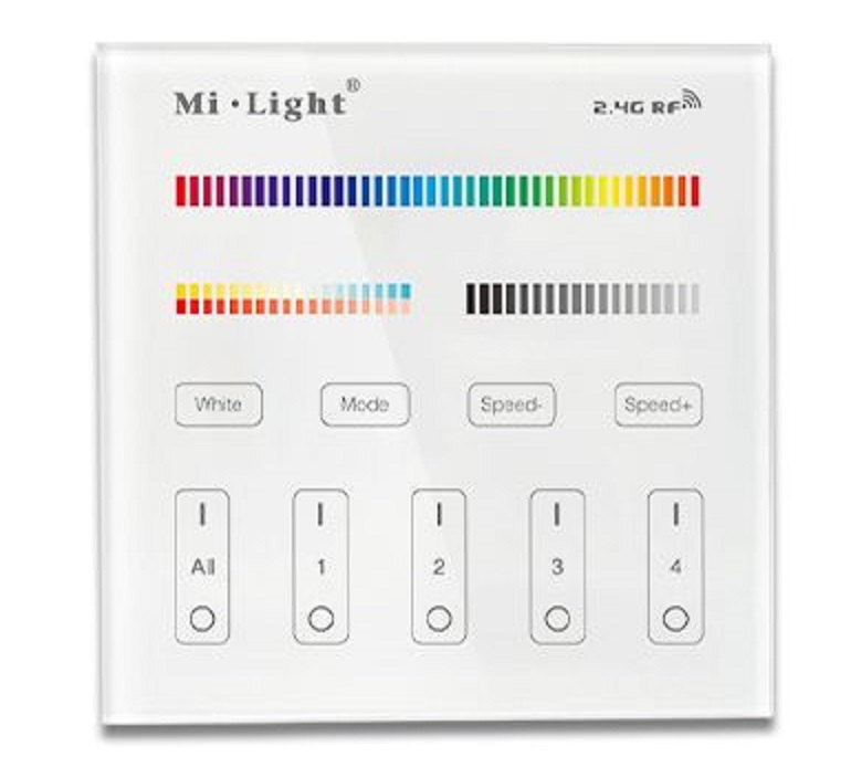 Smart touch панель BL4 (White/RGB/RGBW/CCT 2,4 GHz)
