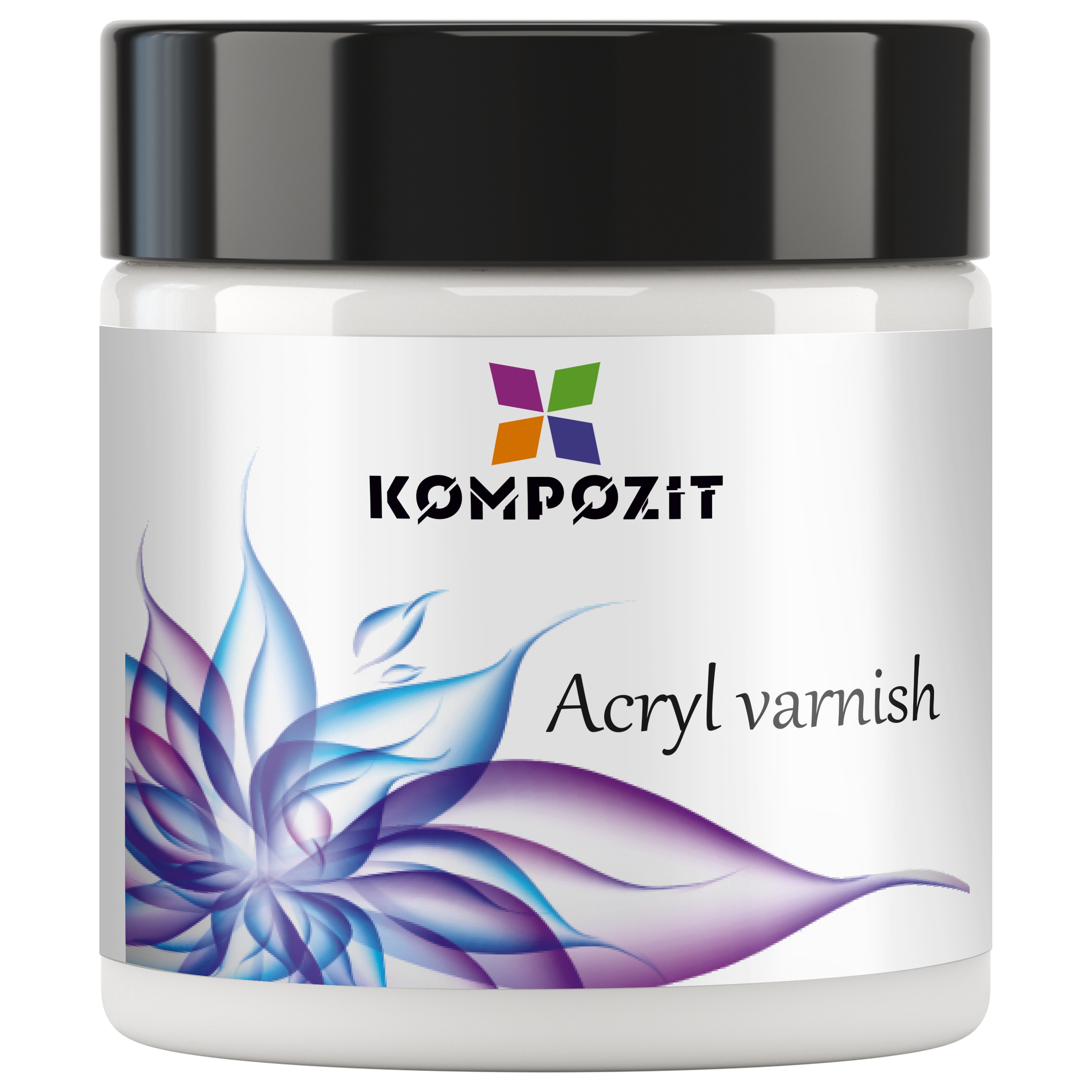 Лак акриловий ART Kompozit, Шовковисто-матовий, 150 мл, Безбарвний