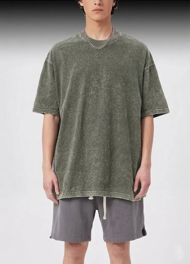 Хакі футболка чоловіча OVERSIZE варенка